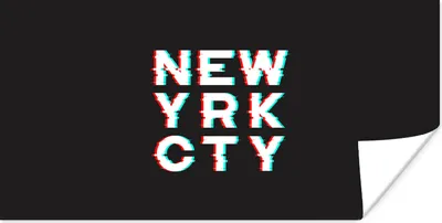 Produktbild von MuchoWow® Poster New York - Stadt - Weiß 40x20 cm - Poster für die Wand - Poster Schlafzimmer