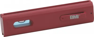 Immagine prodotto di Livella a bolla d'aria con cavo BMI Livella di linea 12 cm in plastica ABS con clip di fissaggio