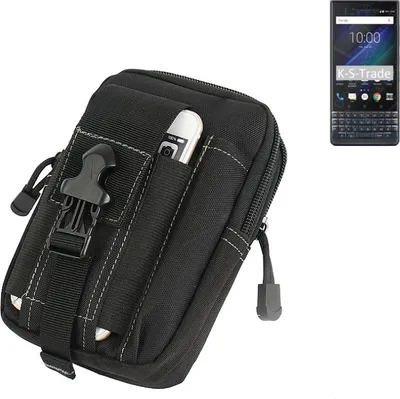 Produktbild von K-S-Trade Gürtel Tasche kompatibel mit BlackBerry Key2 LE Gürtel-Tasche Holster Schutz-Hülle Handy Hülle Smartphone outdoor Handy-Hülle schwarz