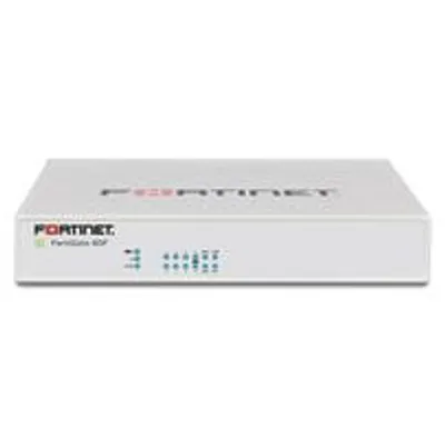 Image de Fortinet Fortigate 80F, 10 Gbps, 6500 Gbps, 1400 Mbps, 3.23 µs, AES 256-bit, HTTPS, IPSec, SHA-256, SSL/TLS, Câble