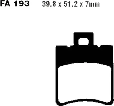 Productafbeelding van Klocki Hamulcowe Moto Yamaha Yn 50 Neos (4T) (5C3) (09-14), Ye 50 Zest (93-95), Cw 50 Rs (96-97), Bws 50 R