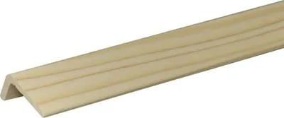 Produktbild von Konsta Winkelleiste Fichte roh 2400 x 44 x 28 mm
