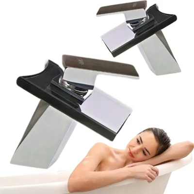 Produktbild von Luna Chrom Glas Waschbecken-Wasserhahn Sem-1002
