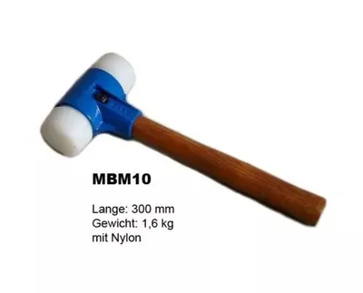 Produktbild von Pflasterhammer Plattenlegerhammer Profi Hammer Handwerkzeug Gummihammer MBM10