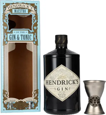 Image de Hendrick's Gin 41,4% Vol. 0,7l en boîte cadeau avec Messbecher
