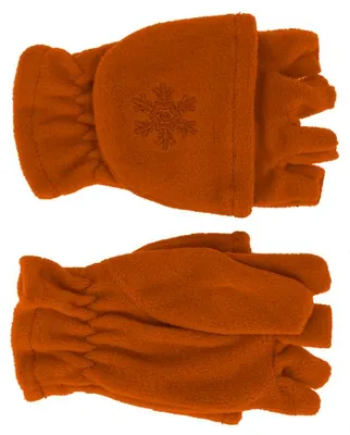 Produktbild von Halbfinger Handschuh mit Klappe aus Fleece für Kinder!