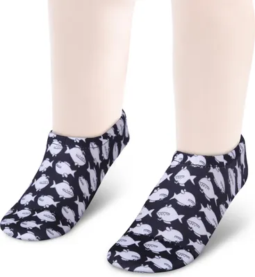 Zdjęcie produktu dla Buty Aqua w różnych rozmiarach (18-20 - 33-35) oddychające buty do pływania dla dzieci w różnych wzorach, buty plażowe rybki 18-20