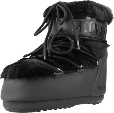 Produktbild von MOON BOOT Icon Low Faux Fur Damen Winter Stiefel schwarz EU 39-41