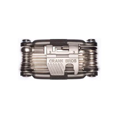 Produktbild von Crankbrothers M17, Werkzeug für Fahrräder, Fahrrad-Universalwerkzeug, Schwarz, Edelstahl, 9, 10, 11, 12, T25, 2,2.5,3,4,5,6,8 mm