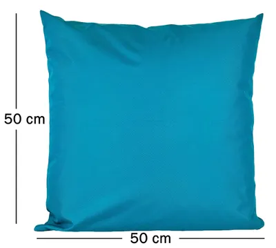 Produktbild von JACK 1x 50x50cm Outdoor Kissenhülle Bezug Lounge Garten Einfarbig, Farbe:Petrol