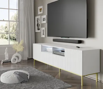 Zdjęcie produktu dla Homlando szafka RTV Ravenna 200 biały mat