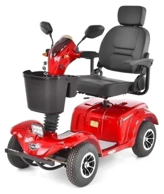 Immagine prodotto di HECHT WISE Rosso, scooter elettrico per anziani, 500 W, 24V / 40Ah, autonomia fino a 42 km