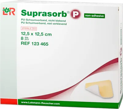 Obrázek produktu pro Suprasorb PPolyuretanpěna 12,5x12,5cm nelepivá, 8 ks VER