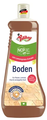 Produktbild von Poliboy NCP Boden Reiniger - 1 Liter - sorgfältige Reinigung und Frische für alle Böden und Flächen - Vegan
