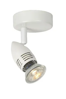 Zdjęcie produktu dla Kinkiet CARO biały 1xGU10x5W metal wym:13x9x9cm IP20 Lucide