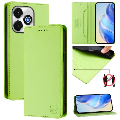 Immagine prodotto di Custodia in pelle per Umidigi G100X, flip case con slot per carte, portafoglio e supporto Verde