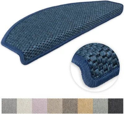 Produktbild von Stufenmatten Göteborg Halbrund Blau 15 Stück