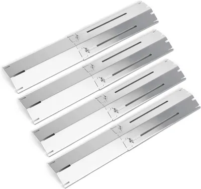 Zdjęcie produktu dla Aromatizer do grilla gazowego, 30 cm do 53.3 cm D, 9.6 cm S, stal nierdzewna, regulowany