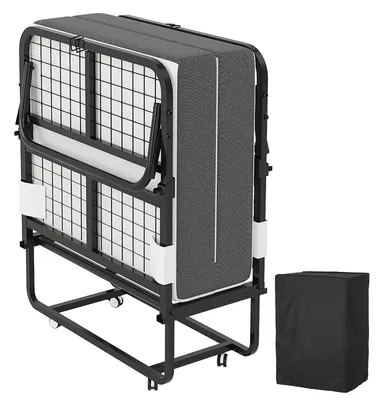 Klappbett 80x190 cm mit Matratze, Metallrahmen, bis 200 kg