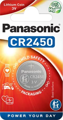 Produktbild von Panasonic 1 Cr 2450 Lithiumbatterie Silber  Silber One Size