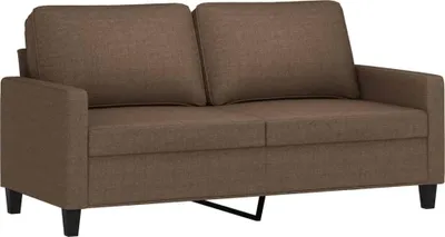 Produktbild von vidaXL 2-Sitzer-Sofa Braun 140 cm Stoff