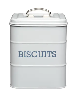 Image de KitchenCraft - Boîte à biscuits Boîte à provisions gris vintage LNBISCGRY
