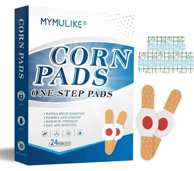 Productafbeelding van Eczeempleisters voor eelt, voor de voeten, maïs, voetverzorging, 24 stuks