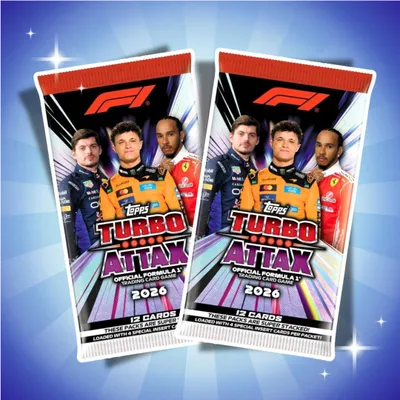 Produktbild von 2× Topps Formula 1 Turbo Attax 2026 Booster Deutsch – 24 Trading Cards