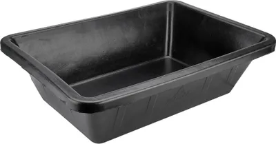 Produktbild von 40 l Behälter ausresistentem Gummi schwarz. ø685x505x190 mm