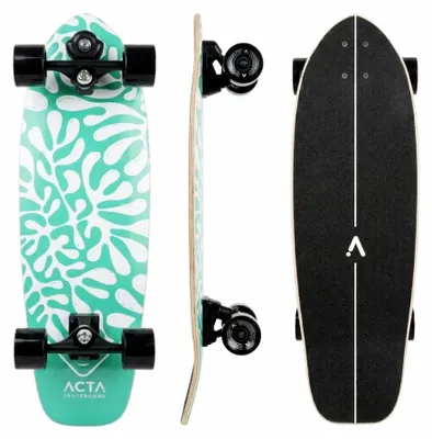 Produktbild von ACTA Surfskate Seaweed 31" - 7-lagiges Ahorn-Surfskateboard - Ideal für Anfänger und Fortgeschrittene - für Pumptrack, Cruising und Urban Carving