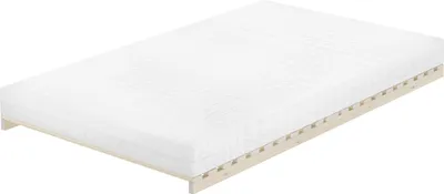 Produktbild von Niederflurbett metallfrei 120x200 Futon metallfreier Lattenrost, Fichte unbehandelt V-70.97-12