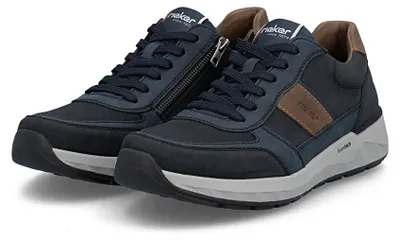 Zdjęcie produktu dla Buty męskie Rieker, sznurowane, kolor: niebiesko-brązowo-szary, rozmiar EU: 47