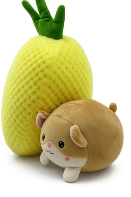 Produktbild von Kuscheltier Hamster im Ananas-Haus 32 cm – 2in1 Plüschtier, Stofftier