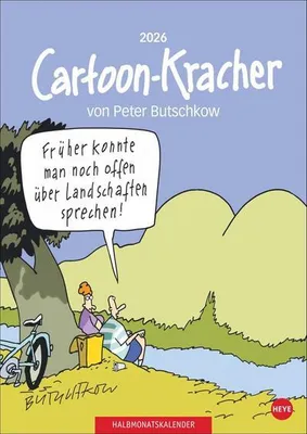 Immagine prodotto di Peter Butschkow: calendario semestrale dei cartoni animati 2026