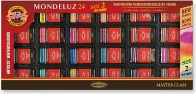 Immagine prodotto di Colori artistici ad acquerello Koh-i-noor MODELUZ set 2. 24 pezzi set 2