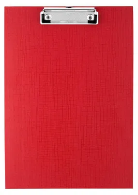 Productafbeelding van D.RECT A4-documentenhouder met klem, documentenonderlegger, A4-formaat, klembord, kantoordocumenten, schrijfblad, rood