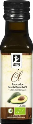Produktbild von Avocadofruchtfleischöl , kaltgepresst, ideal für Salate und Dips, 100ml