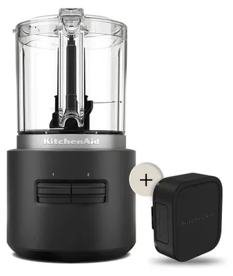 Zdjęcie produktu dla KitchenAid 5KFCR531BM, 1,18 l, 2380 RPM, 4025 RPM, Czarny, Stal nierdzewna, Plastik
