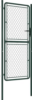 Produktbild von vidaXL Gartentor aus Stahl 100 x 200 cm Grün