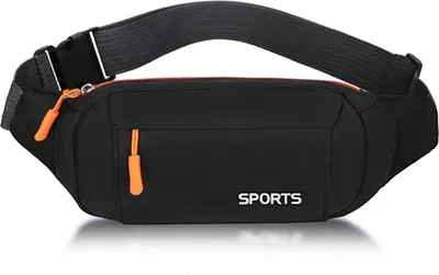 Obrázok produktu pre INF Univerzálna bežecká ľadvinka - športová ľadvinka na fitness, cestovanie a outdoorové aktivity čierna