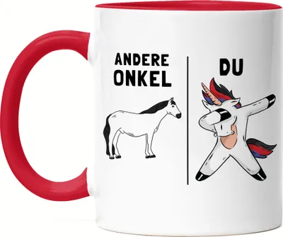 Produktbild von Andere Onkel Du Beutel  Einhorn Pferd Dankeschön Geschenkidee Lustig Humor