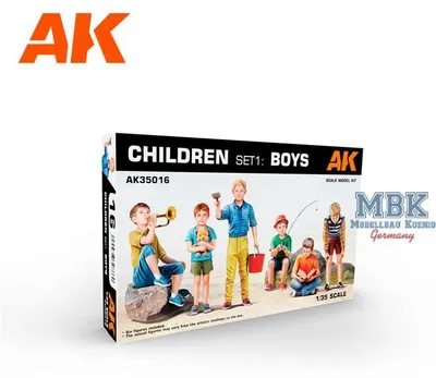 Imagen del producto de AK Interactive S.L. AK-35016, Set para niños 1: Niños