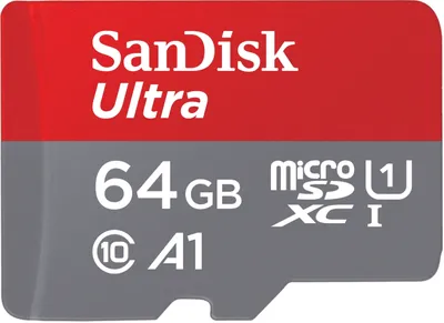 Produktbild von SanDisk Ultra, 64 GB, MicroSDXC, Klasse 10, UHS-I, 140 MB/s, Class 1 (U1)
