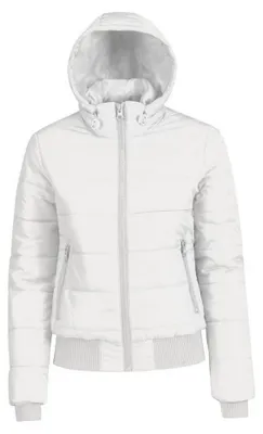 Immagine prodotto di B&C - Giacca trapuntata Superhood da donna LT1777 (XXL) (bianco/grigio caldo)