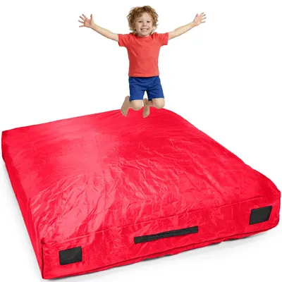 Image de Grand Crashpad 152 x 152 cm - Atterrissage doux - Matelas en mousse - Tapis de jeu - Pour enfants