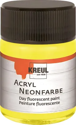 Produktbild von Kreul Acryl Neonfarbe neongelb 50 ml