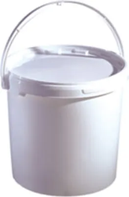 Produktbild von Verpackungseimer PP - Volumen 1,2 l - Farbe natur - Kunststoff Bügel - Deckel - 30 Stück - Eimer