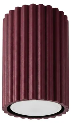 Zdjęcie produktu dla Plafon KARBON 10 burgund 1xGU10 10W aluminium 10x6.5x6.5cm Sollux Lighting