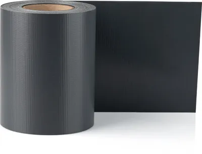 Immagine prodotto di Pellicola schermante in PVC Electronicx | Recinzione a doppia barra antracite | 35 m x 19 cm | 450 g/m² | Resistente ai raggi UV e opaca ▶ Electronicx Spedizione dalla Germania