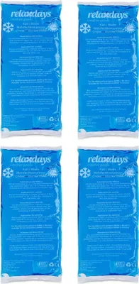 Produktbild von Kühllampen rechteckig 4er Set blau